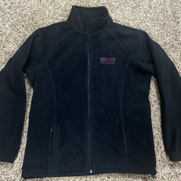 UPMC Mercy 175th Anniversary Full Zipper Fleece Jacket - Ladies Size L - 1953 - Picture 1 of 3